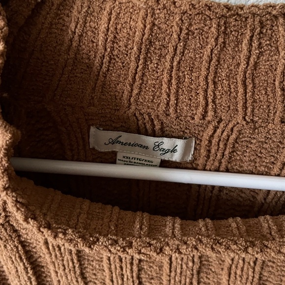 American Eagle Outfitters Chenille Brown Sweater - Picture 4 of 11